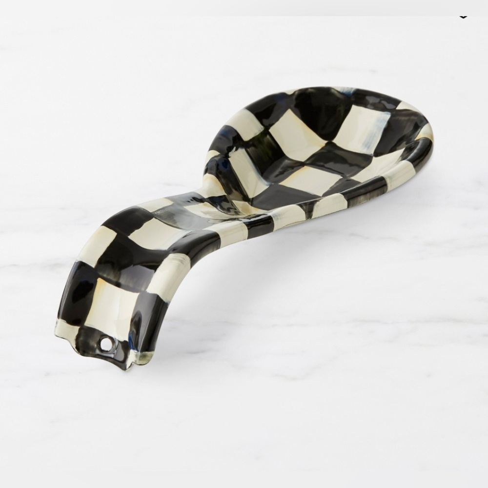 MACKENZIE-CHILDS COURTLY CHECK  *SPOON REST *NWT $59.95